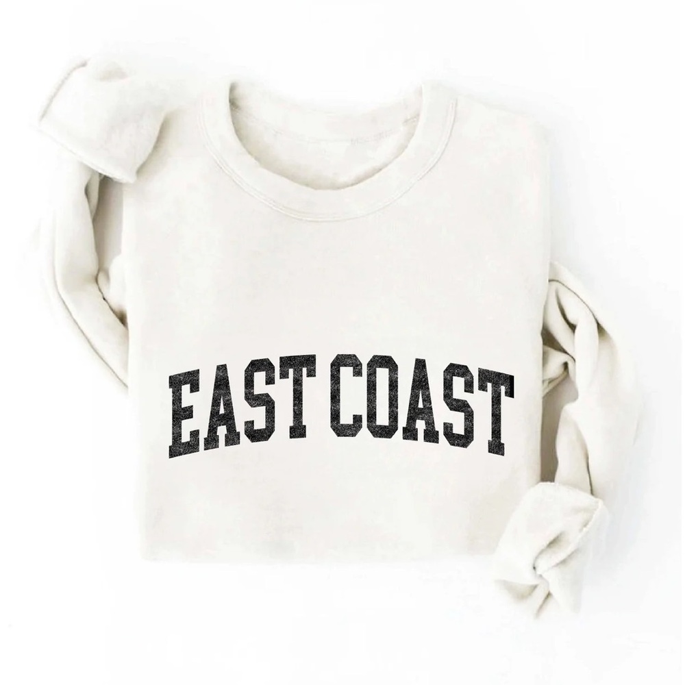 🔴 SOLD OUTEast Coast Classic Sweatshirt in Vintage White